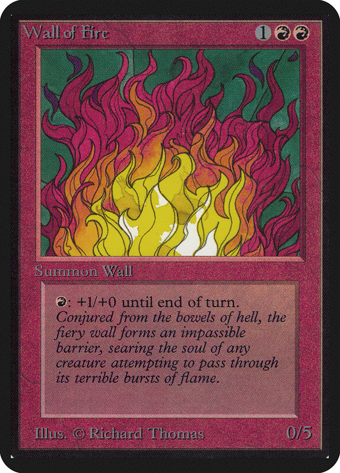 Wall of Fire [Limited Edition Alpha] | Webway Games
