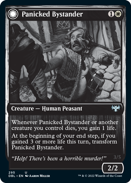 Panicked Bystander // Cackling Culprit [Innistrad: Double Feature] | Webway Games