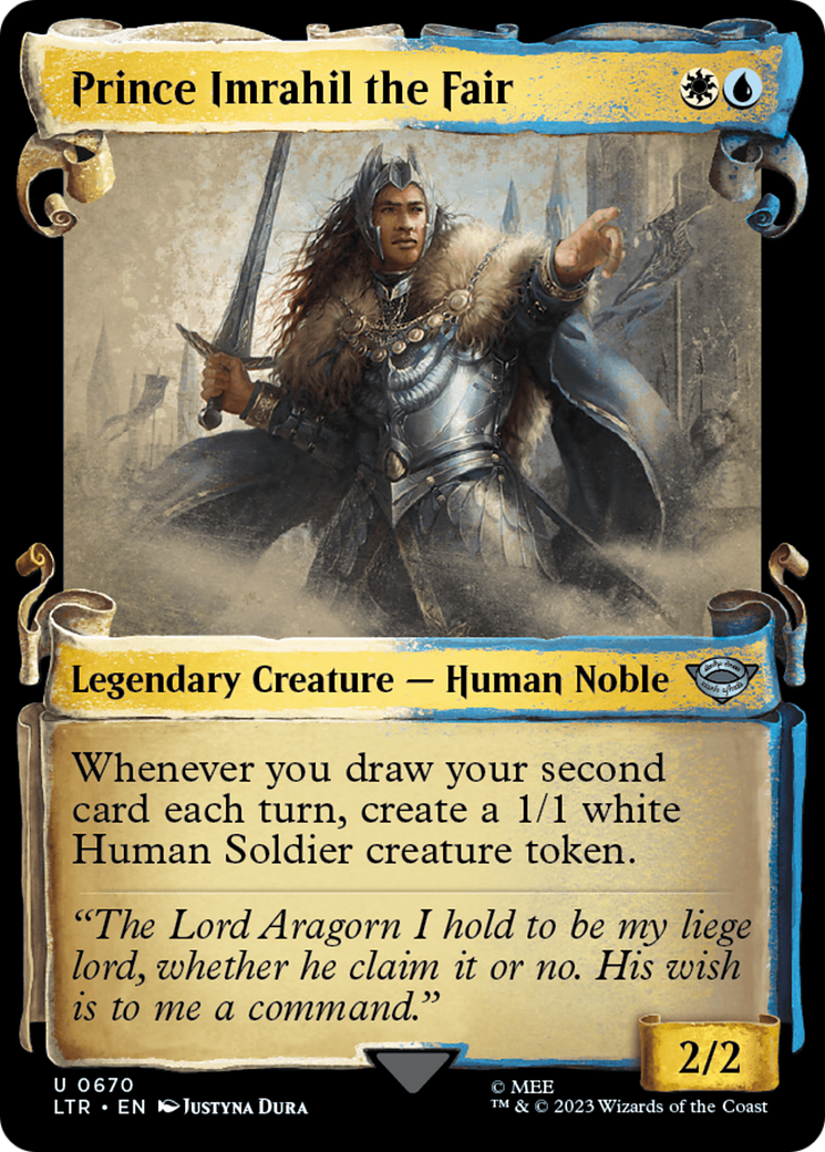 Prince Imrahil the Fair [The Lord of the Rings: Tales of Middle-Earth Showcase Scrolls] | Webway Games