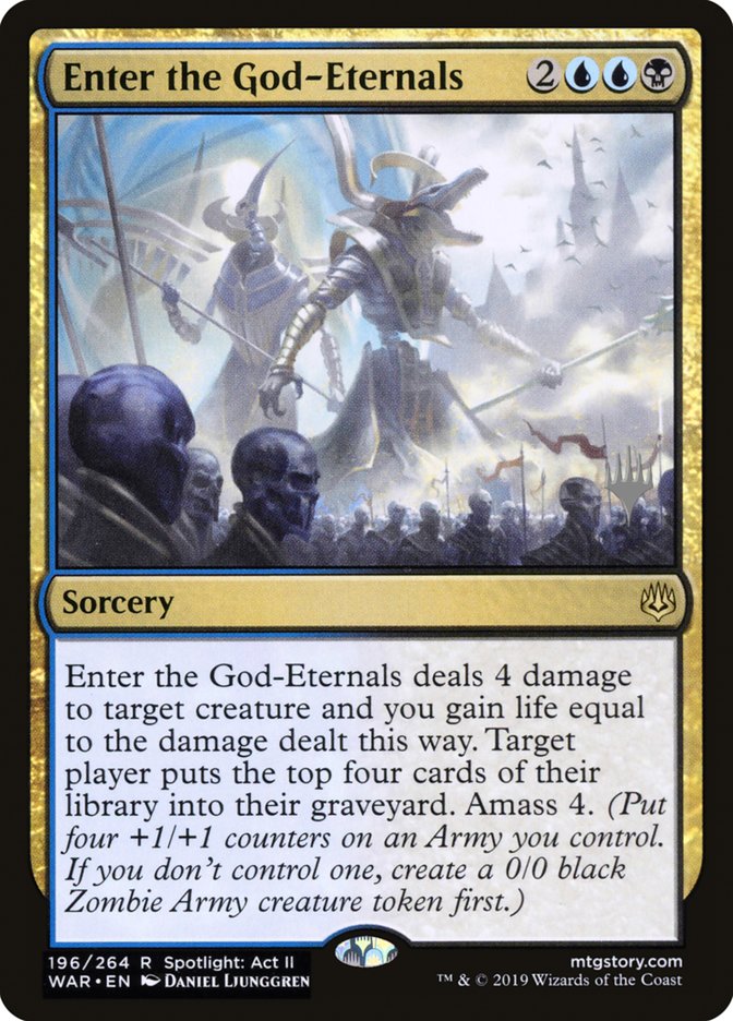 Enter the God-Eternals (Promo Pack) [War of the Spark Promos] | Webway Games