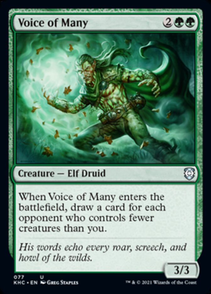 Voice of Many [Kaldheim Commander] | Webway Games