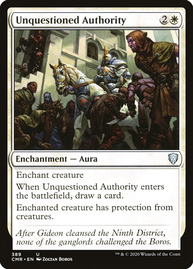 Unquestioned Authority [Commander Legends] | Webway Games