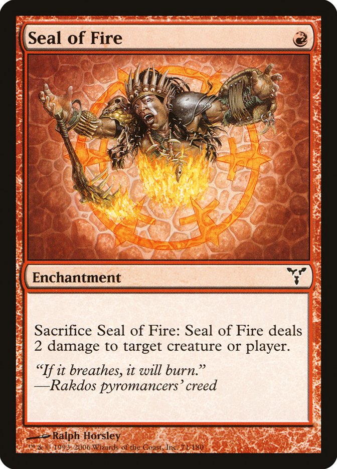 Seal of Fire [Dissension] | Webway Games
