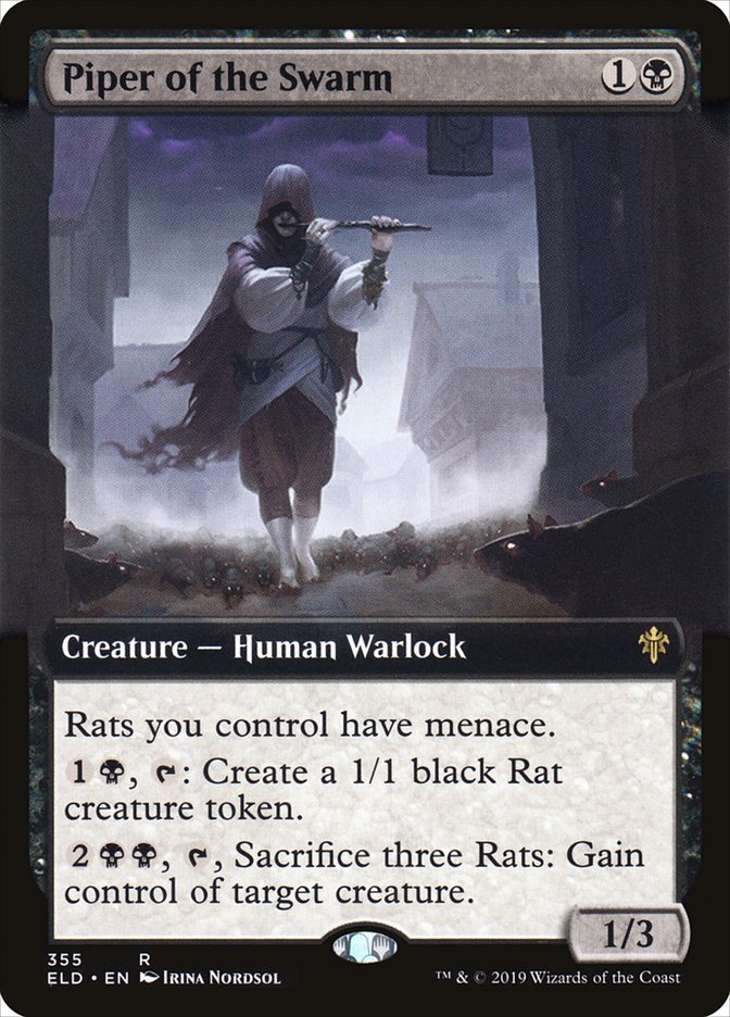 Piper of the Swarm (Extended Art) [Throne of Eldraine] | Webway Games