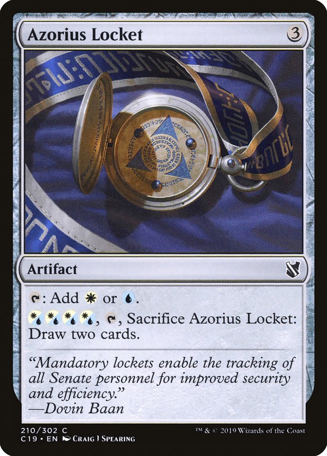 Azorius Locket [Commander 2019] | Webway Games