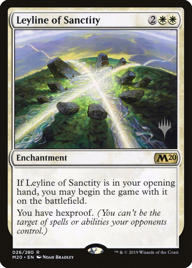Leyline of Sanctity (Promo Pack) [Core Set 2020 Promos] | Webway Games