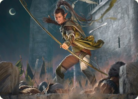 Legolas, Counter of Kills Art Card [The Lord of the Rings: Tales of Middle-earth Art Series] | Webway Games