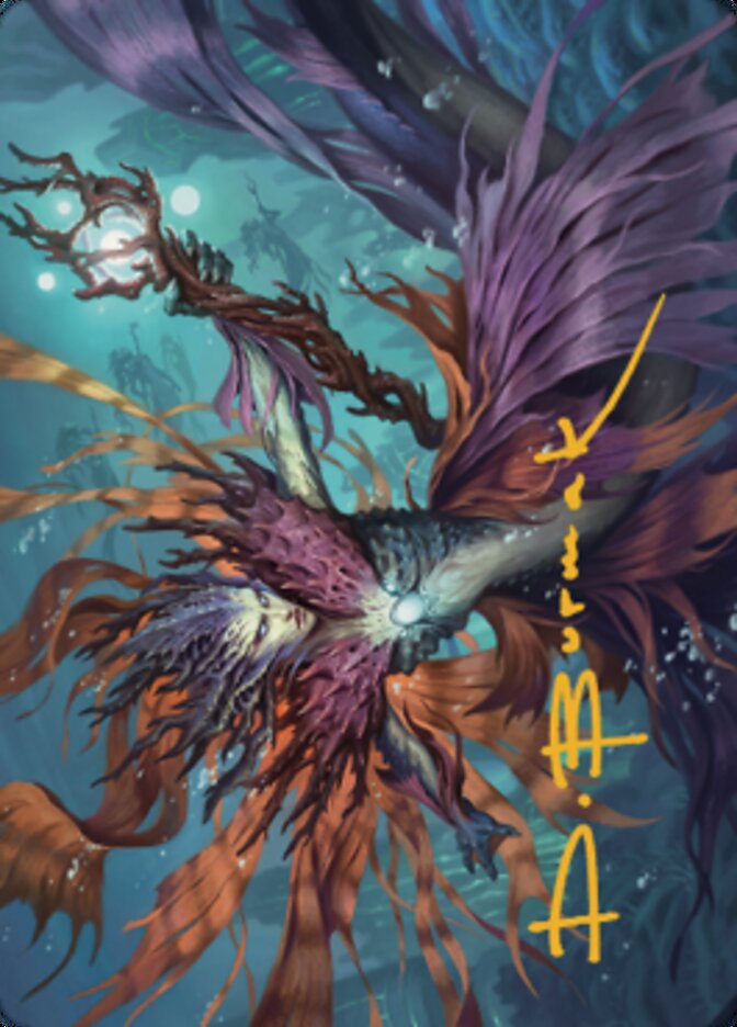 Vodalian Hexcatcher Art Card (Gold-Stamped Signature) [Dominaria United Art Series] | Webway Games