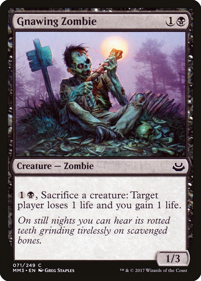 Gnawing Zombie [Modern Masters 2017] | Webway Games