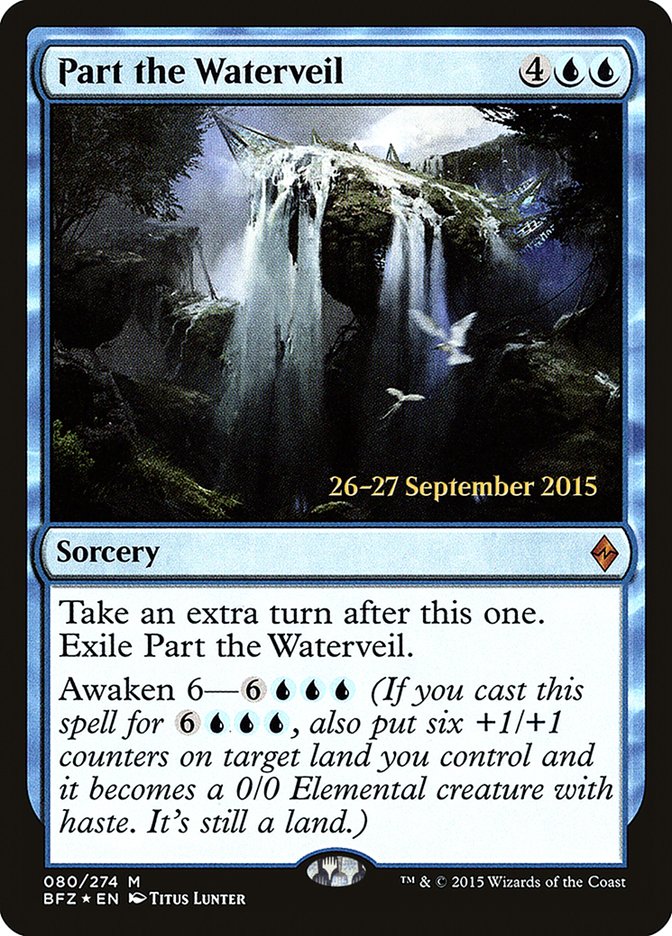 Part the Waterveil  (Prerelease) [Battle for Zendikar Prerelease Promos] | Webway Games