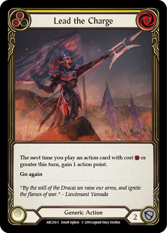 Lead the Charge (Yellow) [ARC210-C] 1st Edition Normal