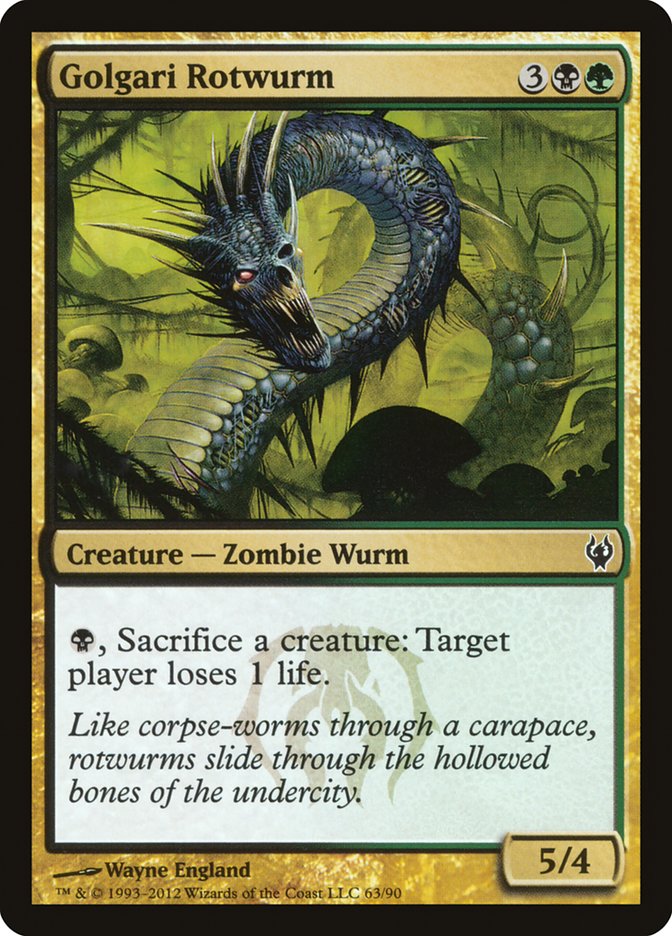 Golgari Rotwurm [Duel Decks: Izzet vs. Golgari] | Webway Games