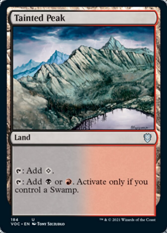 Tainted Peak [Innistrad: Crimson Vow Commander] | Webway Games