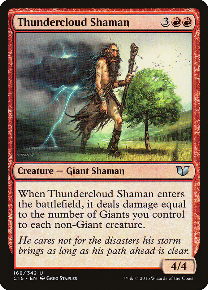 Thundercloud Shaman [Commander 2015] | Webway Games