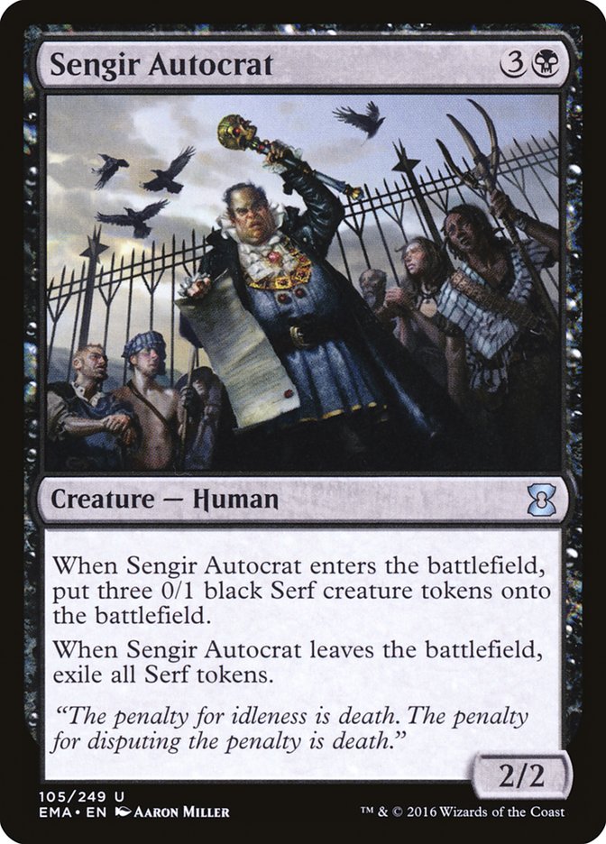 Sengir Autocrat [Eternal Masters] | Webway Games