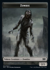 Zombie // Spirit Double-sided Token [Double Masters 2022 Tokens] | Webway Games