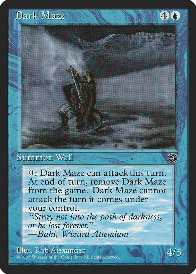 Dark Maze (Baki Flavor Text) [Homelands] | Webway Games