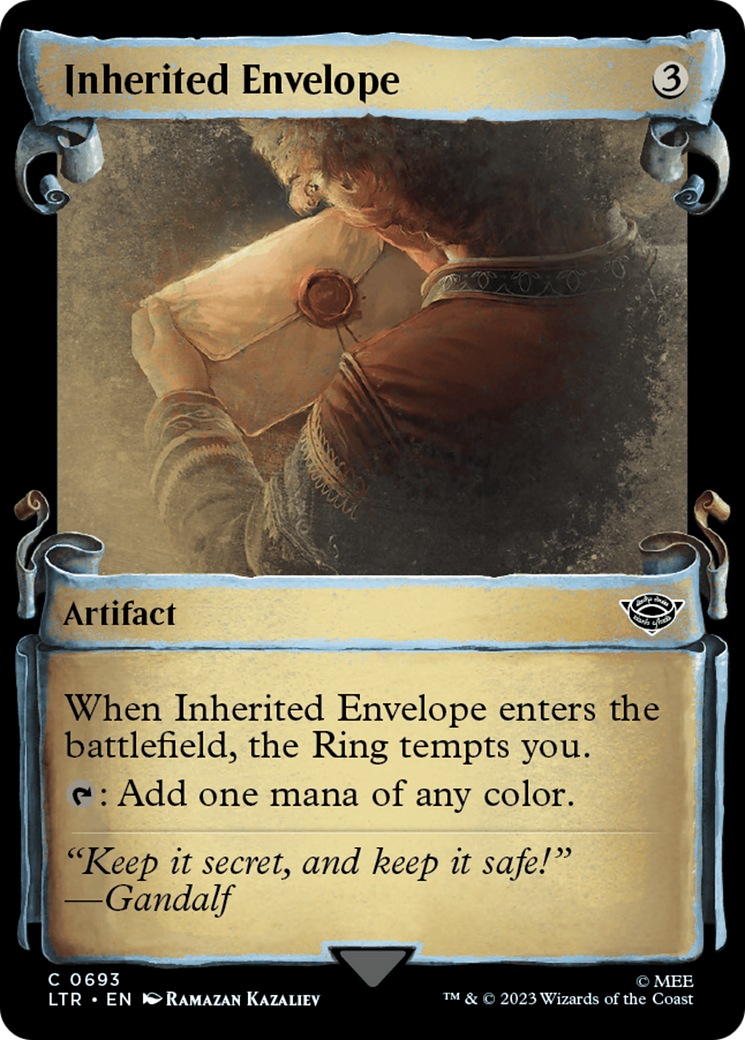 Inherited Envelope [The Lord of the Rings: Tales of Middle-Earth Showcase Scrolls] | Webway Games