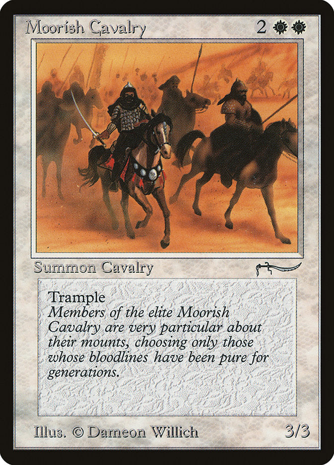 Moorish Cavalry (Light Mana Cost) [Arabian Nights] | Webway Games