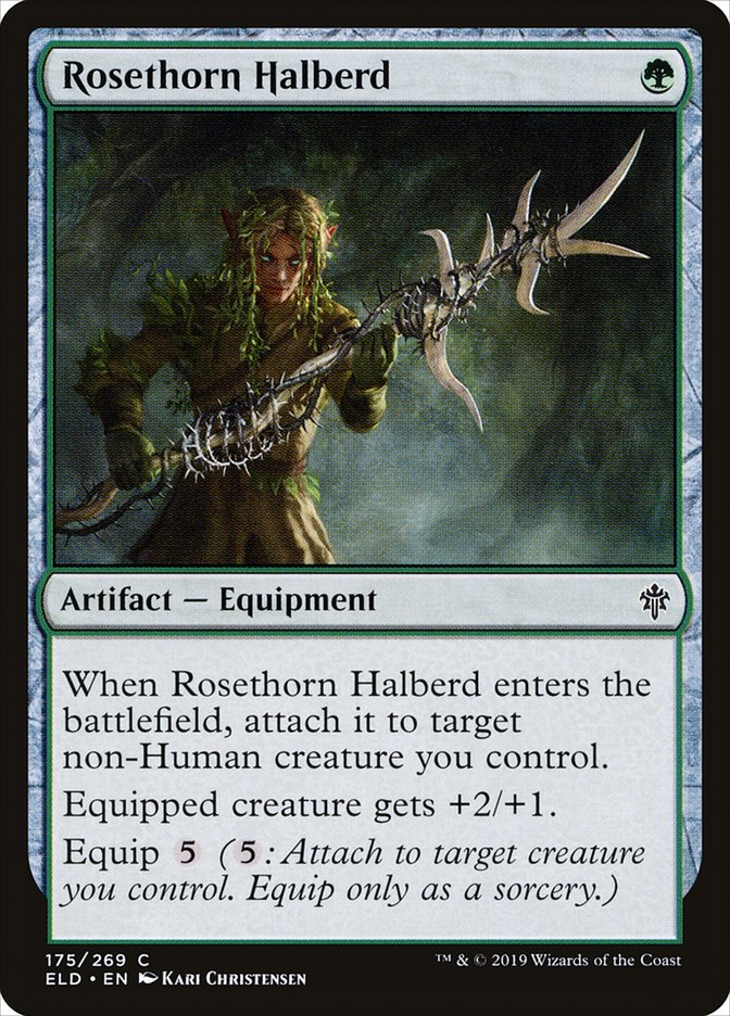 Rosethorn Halberd [Throne of Eldraine] | Webway Games