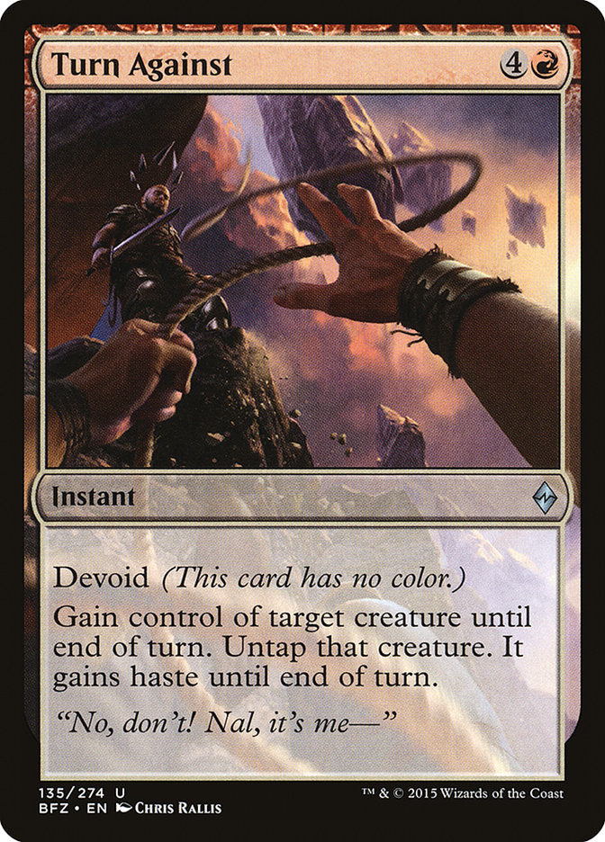 Turn Against [Battle for Zendikar] | Webway Games