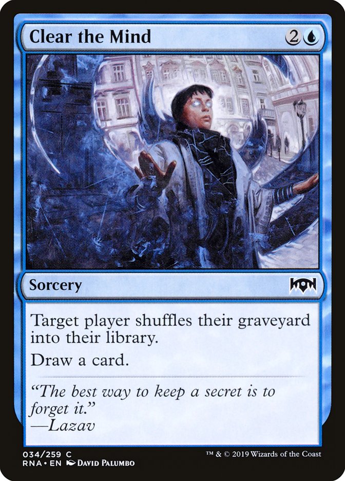 Clear the Mind [Ravnica Allegiance] | Webway Games