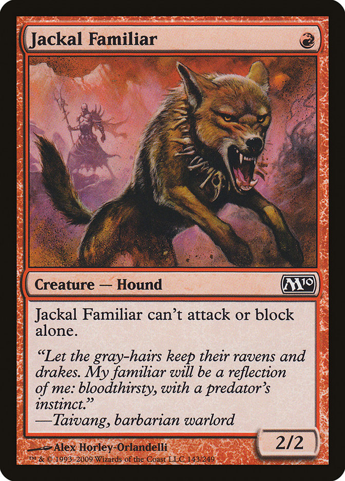 Jackal Familiar [Magic 2010] | Webway Games