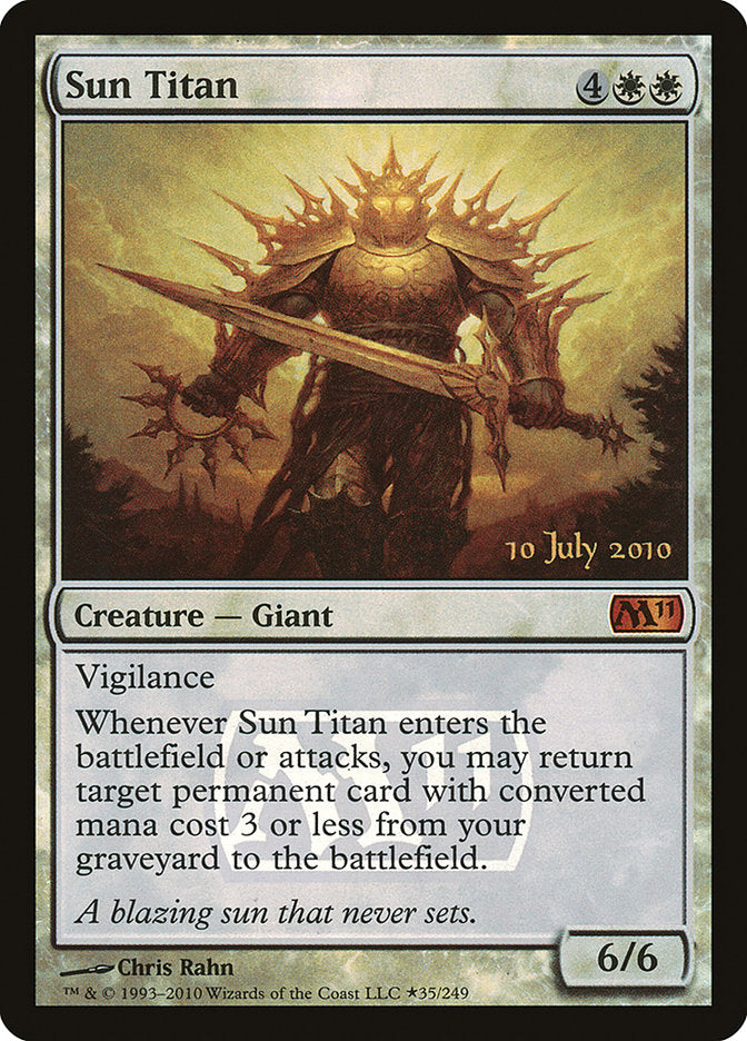 Sun Titan [Magic 2011 Prerelease Promos] | Webway Games