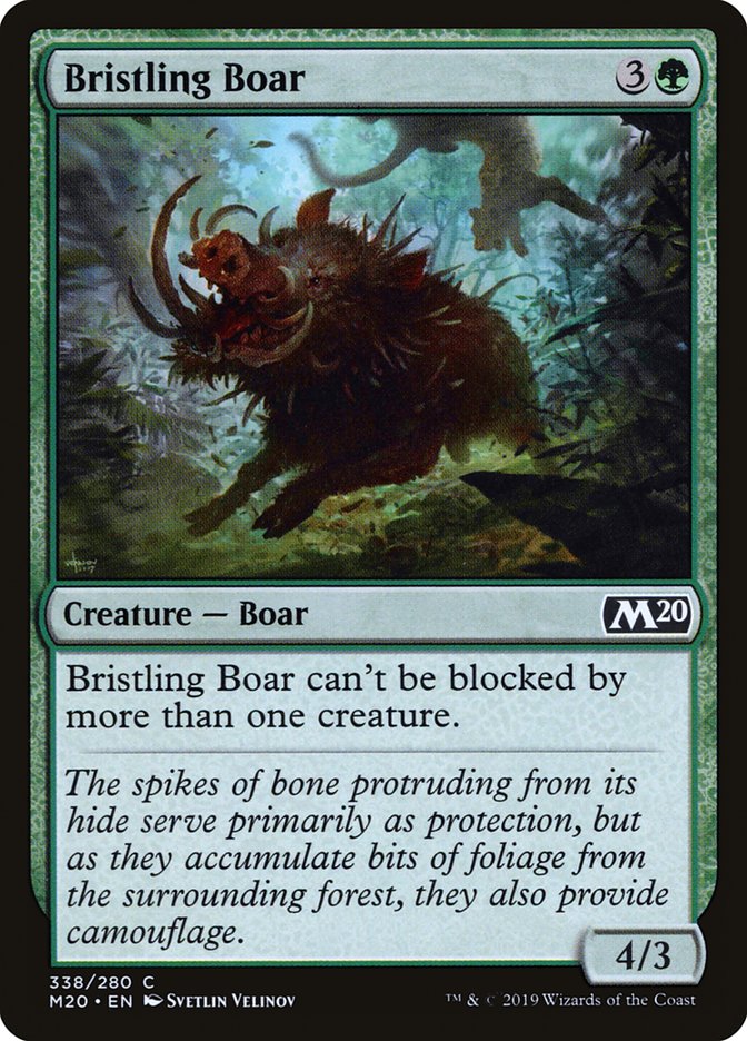 Bristling Boar [Core Set 2020] | Webway Games