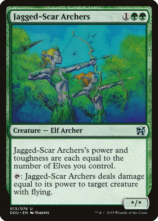 Jagged-Scar Archers [Duel Decks: Elves vs. Inventors] | Webway Games