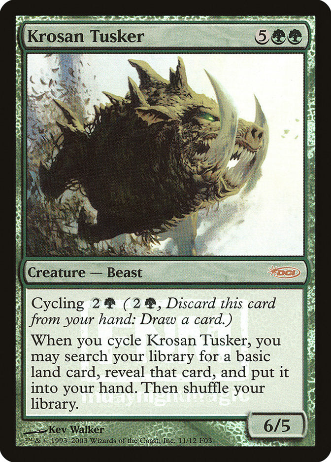 Krosan Tusker [Friday Night Magic 2003] | Webway Games
