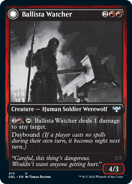 Ballista Watcher // Ballista Wielder [Innistrad: Double Feature] | Webway Games