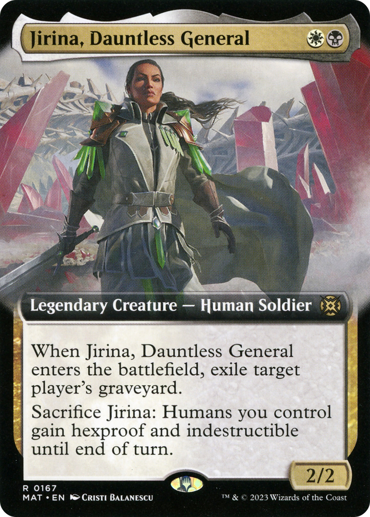 Jirina, Dauntless General (Extended Art) [March of the Machine: The Aftermath] | Webway Games