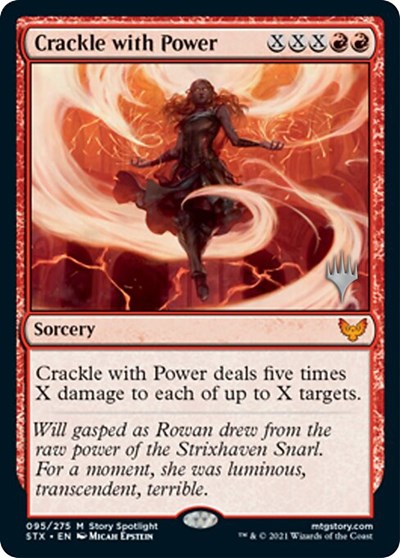 Crackle with Power (Promo Pack) [Strixhaven: School of Mages Promos] | Webway Games