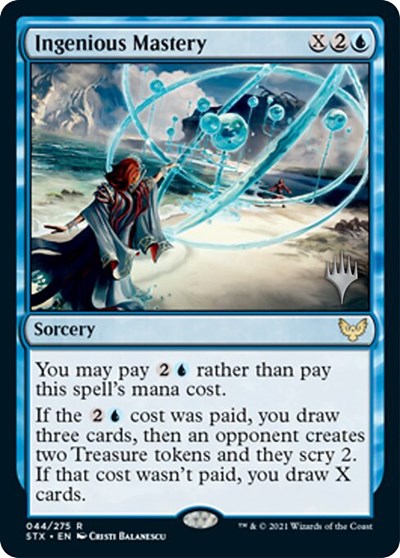 Ingenious Mastery (Promo Pack) [Strixhaven: School of Mages Promos] | Webway Games