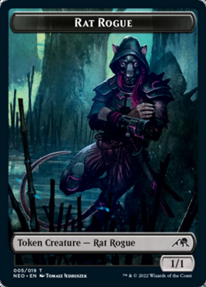 Rat Rogue Token [Kamigawa: Neon Dynasty Tokens] | Webway Games