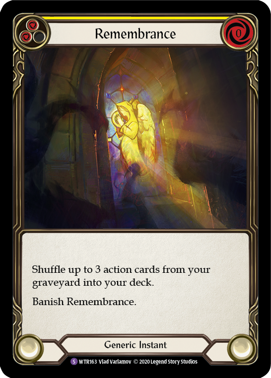 Remembrance [U-WTR163] (Welcome to Rathe Unlimited)  Unlimited Rainbow Foil | Webway Games