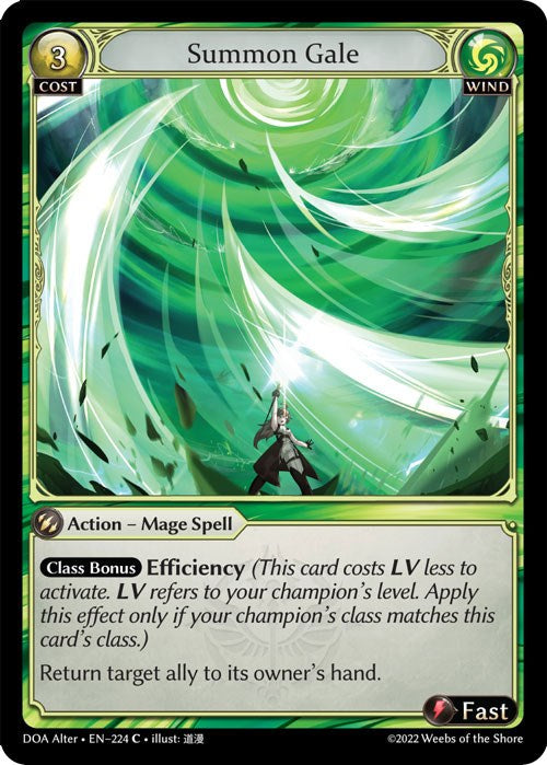 Summon Gale (224) [Dawn of Ashes: Alter Edition] | Webway Games