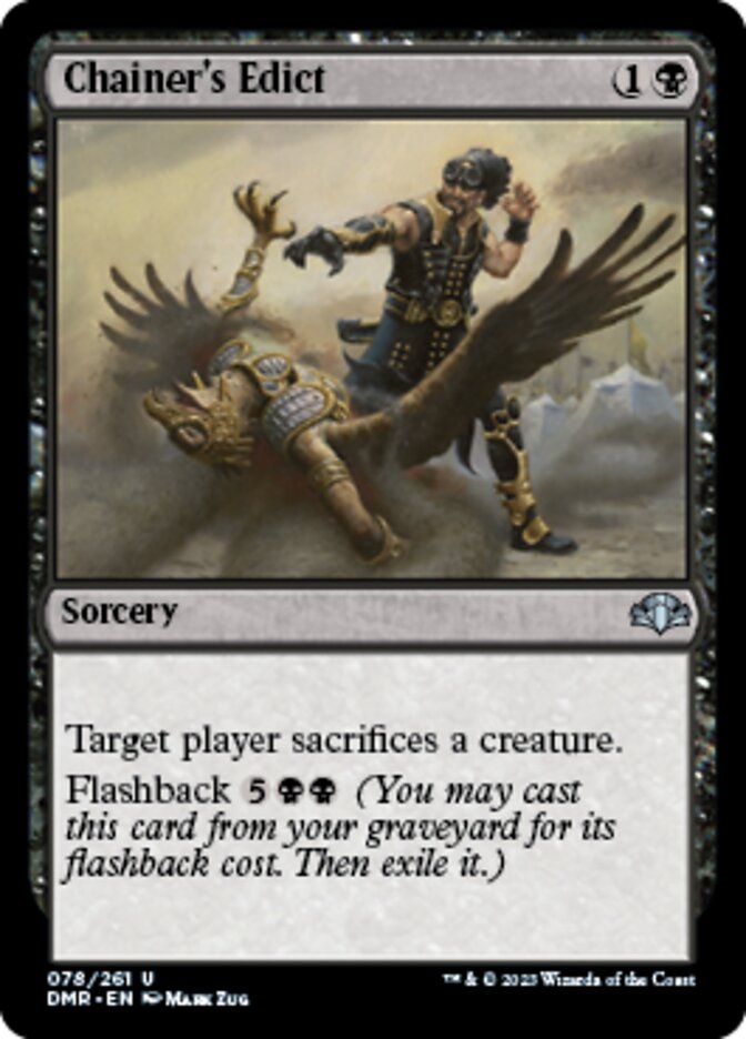 Chainer's Edict [Dominaria Remastered] | Webway Games