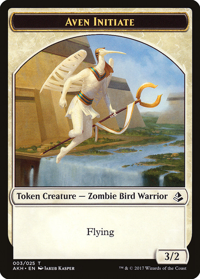 Aven Initiate Token [Amonkhet Tokens] | Webway Games