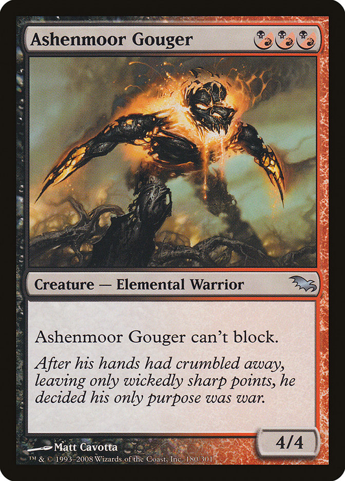 Ashenmoor Gouger [Shadowmoor] | Webway Games