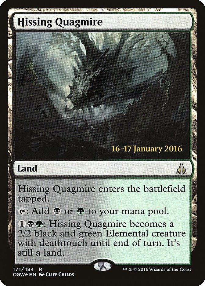 Hissing Quagmire (Prerelease) [Oath of the Gatewatch Prerelease Promos] | Webway Games