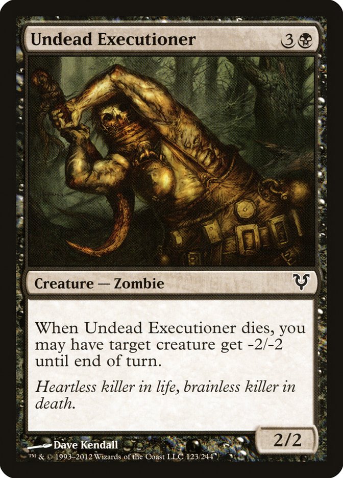 Undead Executioner [Avacyn Restored] | Webway Games