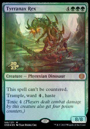 Tyrranax Rex [Phyrexia: All Will Be One Prerelease Promos] | Webway Games