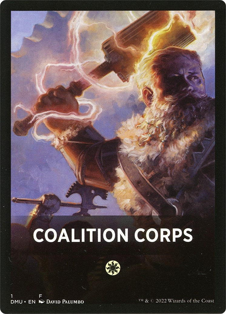 Coalition Corps Theme Card [Dominaria United Tokens] | Webway Games
