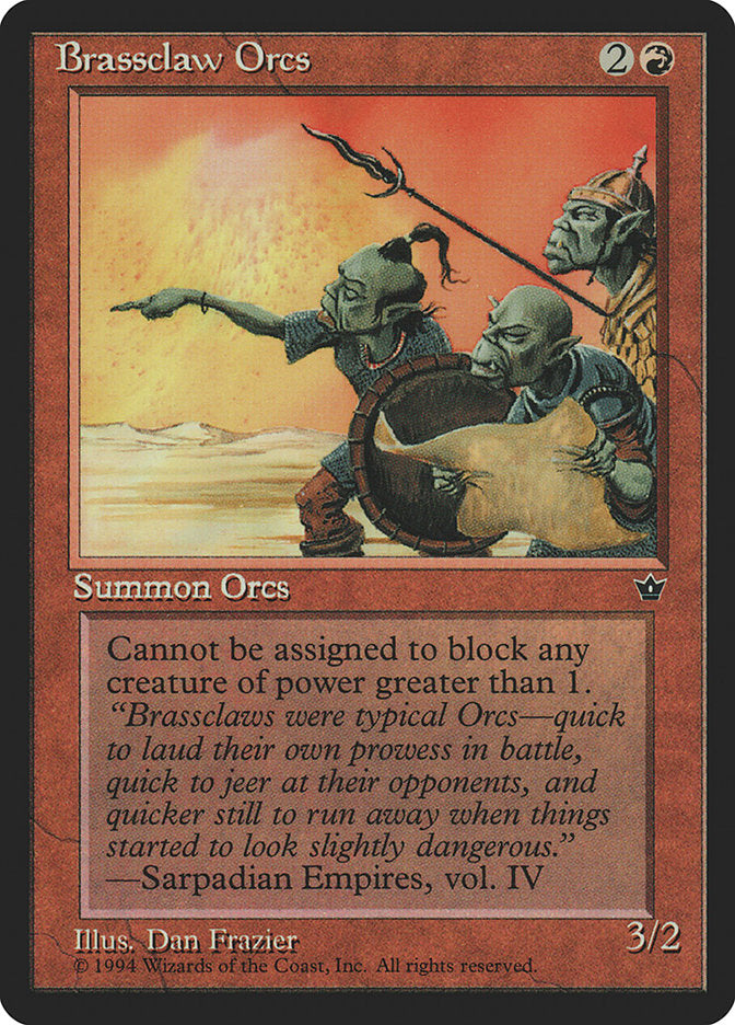 Brassclaw Orcs (Dan Frazier) [Fallen Empires] | Webway Games