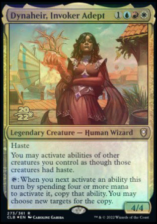 Dynaheir, Invoker Adept [Commander Legends: Battle for Baldur's Gate Prerelease Promos] | Webway Games