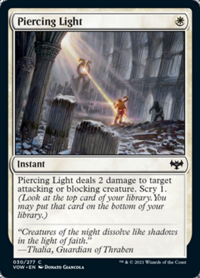 Piercing Light [Innistrad: Crimson Vow] | Webway Games