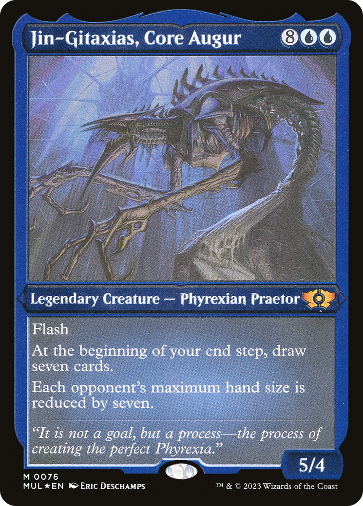 Jin-Gitaxias, Core Augur (Foil Etched) [Multiverse Legends] | Webway Games