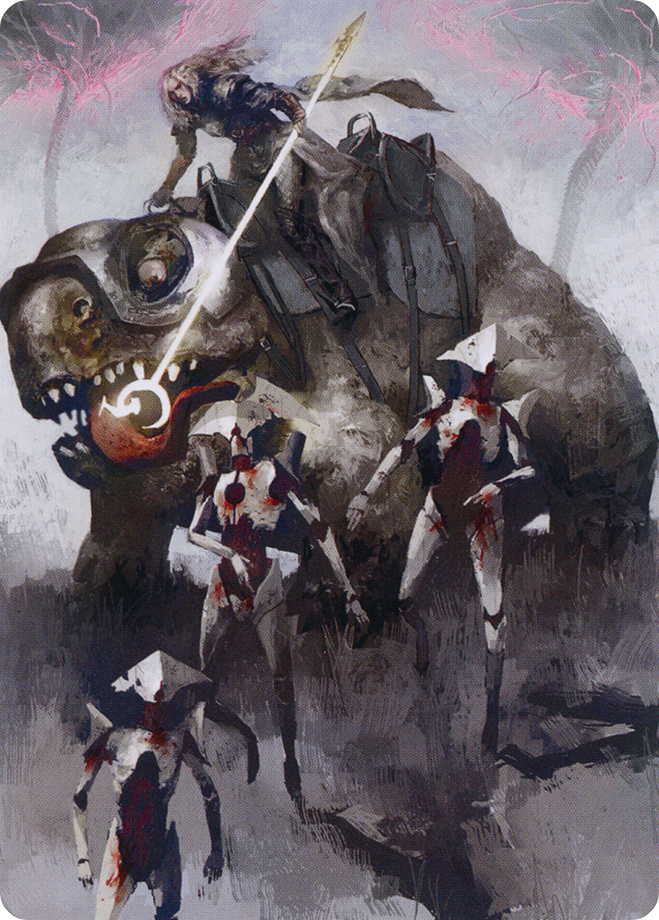 Thalia and The Gitrog Monster Art Card [March of the Machine Art Series] | Webway Games